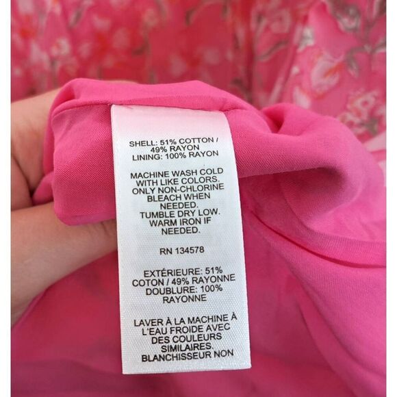 Vineyard Vines Women's Oleander Floral Tiered Dress size Small NWT - Picture 8 of 9